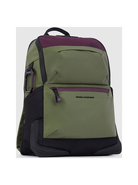 Piquadro Hjørnerygsæk med 44 cm rum til bærbar computer