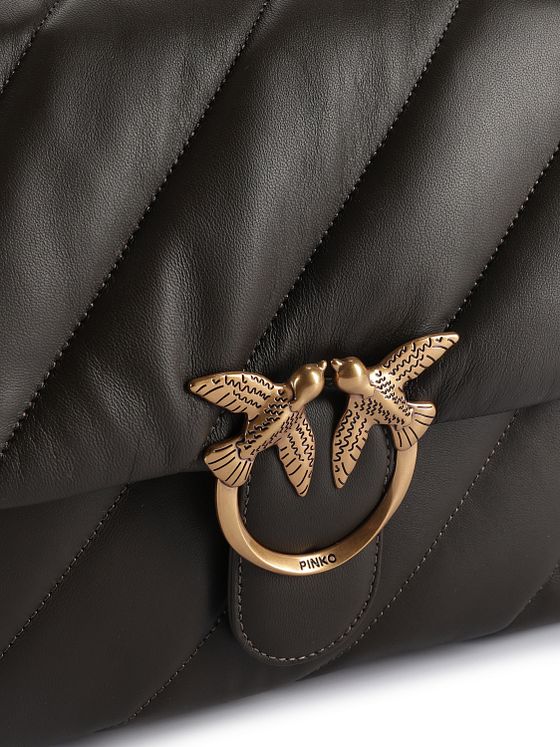 PINKO Love Puff Skuldertaske Læder 31 cm