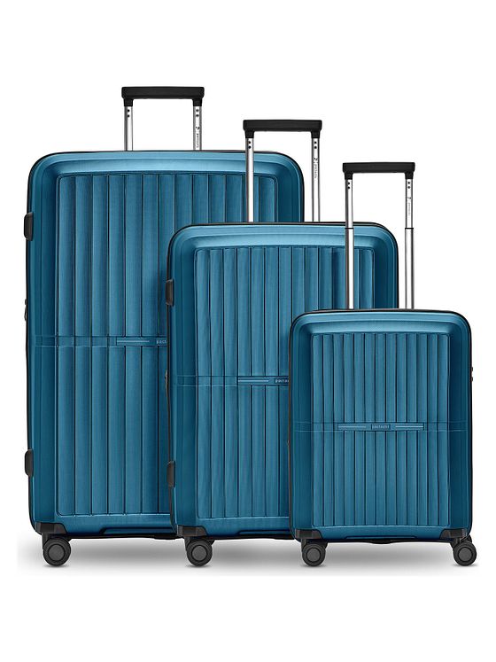 Pactastic Collection 01 4-hjulet kuffertsæt, 3 dele, med stretchfold