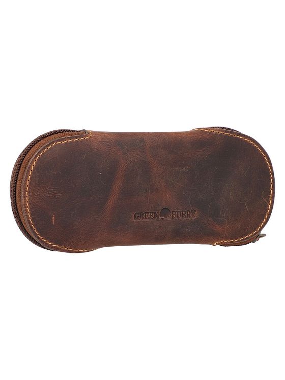 Greenburry Vintage brilleetui i læder 17 cm