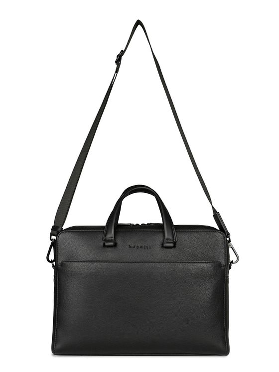 bugatti Black Dokumenttaske Læder 38 cm Laptoprum