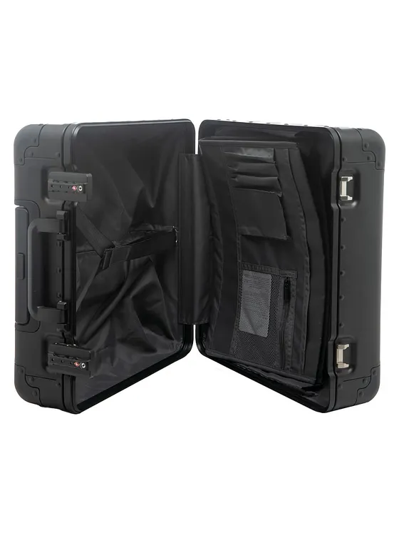 Alumaxx Gravity 4-hjulet Pilot-trolley i Aluminium, 44 cm, med laptop-rum Alumaxx Gravity 4-hjulet Pilot-trolley i Aluminium, 44 cm, med laptop-rum