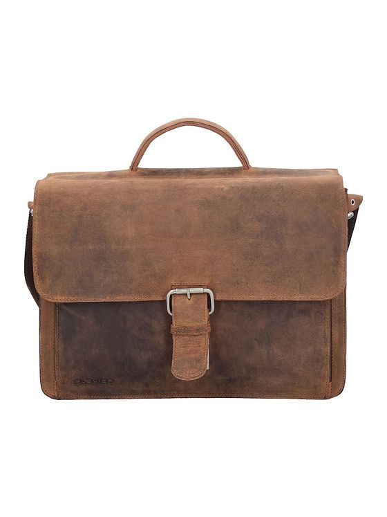 Plevier Retro Newton Dokumenttaske Læder 41 cm Laptoprum