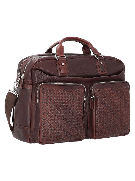 bugatti Vævet dokumentmappe i læder 48 cm