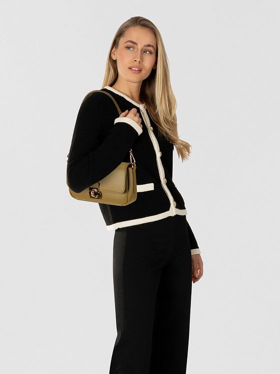 Coccinelle C-Me Lock Skuldertaske Læder 24 cm