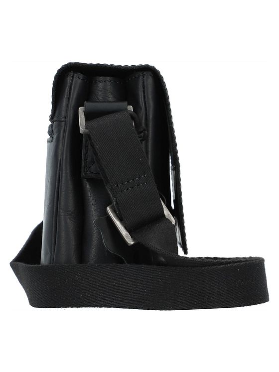 Greenburry Pure Black Skuldertaske Læder 23 cm