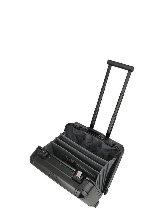 Travelite Trolley ejecutivo Next de 4 ruedas, de aluminio, 43 cm Travelite Trolley ejecutivo Next de 4 ruedas, de aluminio, 43 cm