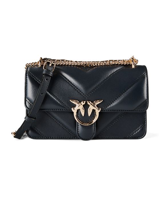 PINKO Love One Mini Skuldertaske Læder 20.5 cm