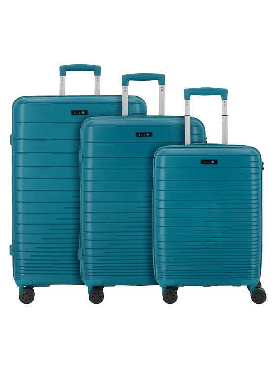 d & n Travel Line 4600 4 hjul Kuffert 3-delt