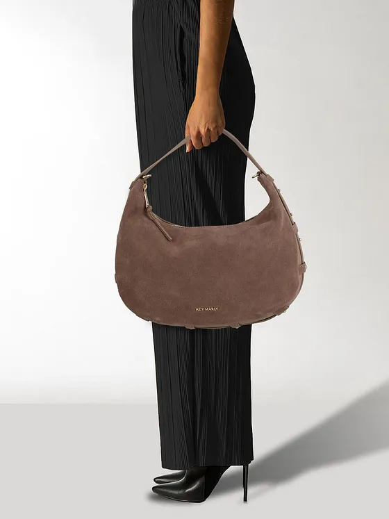 Hey Marly Lifetime Sister Suede Bolsa de hombro M Piel natural 35.5 cm Hey Marly Lifetime Sister Suede Bolsa de hombro M Piel natural 35.5 cm