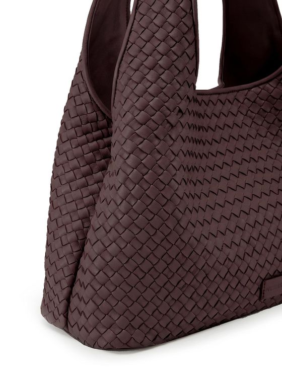 LES VISIONNAIRES Paz Weave Silky Axelväska Läder 42 cm LES VISIONNAIRES Paz Weave Silky Axelväska Läder 42 cm