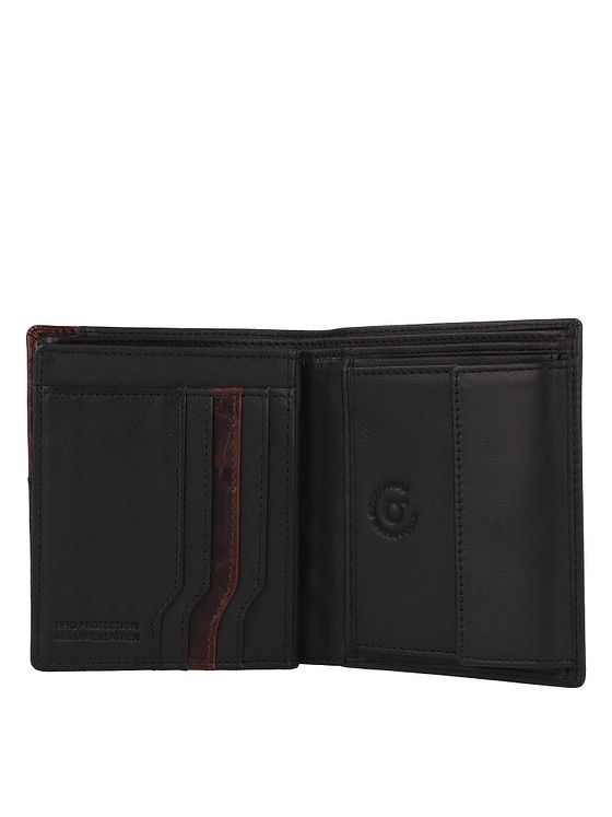 bugatti Corso DeLuxe Pung RFID-beskyttelse Læder 10 cm