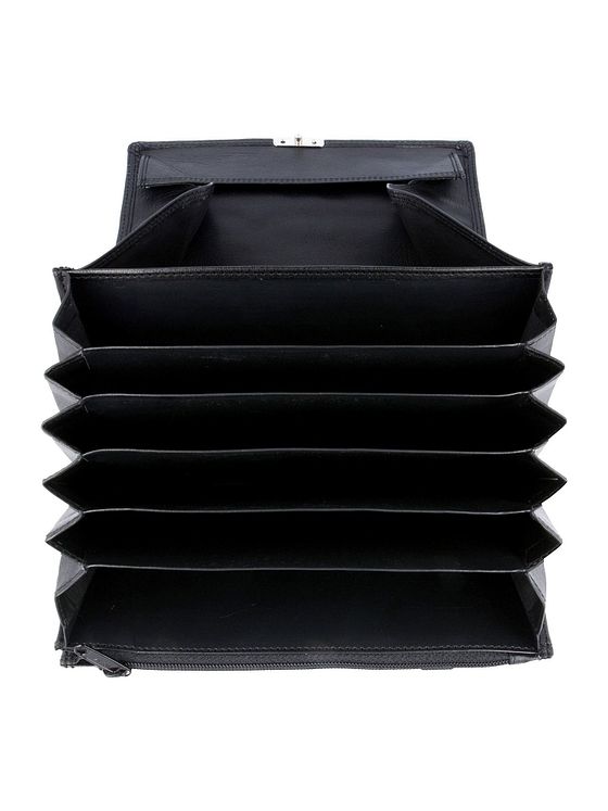 Esquire Øko-tjenerpung i læder 17,8 cm