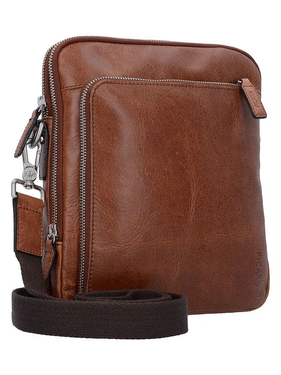 Picard Buddy-skuldertaske i læder 23 cm