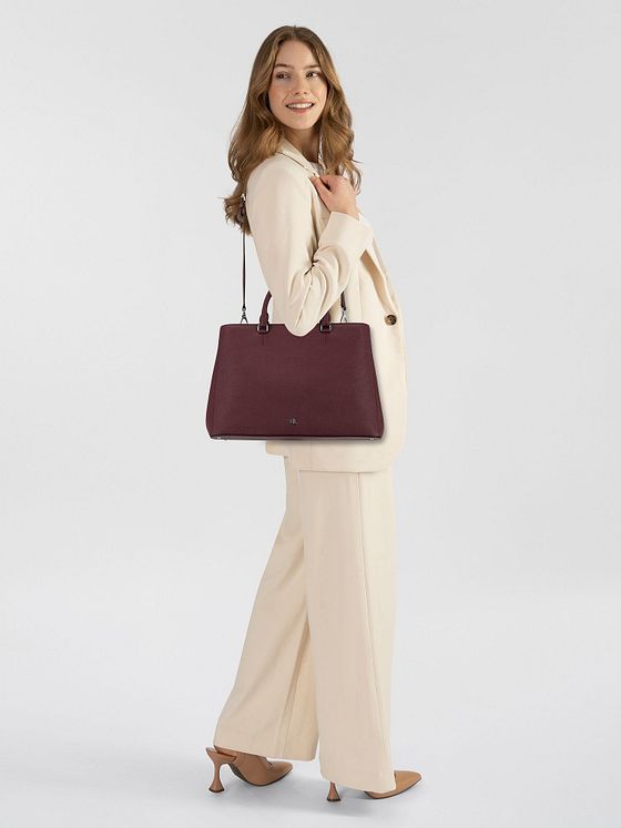 Lauren Ralph Lauren Hanna Håndtaske Læder 40 cm