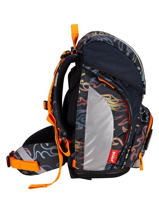 Scout Alpha Safety Light Skoleransel-sæt 5-delt