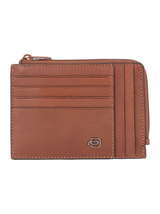 Piquadro Sort firkantet kreditkortholder RFID-læder 12,5 cm