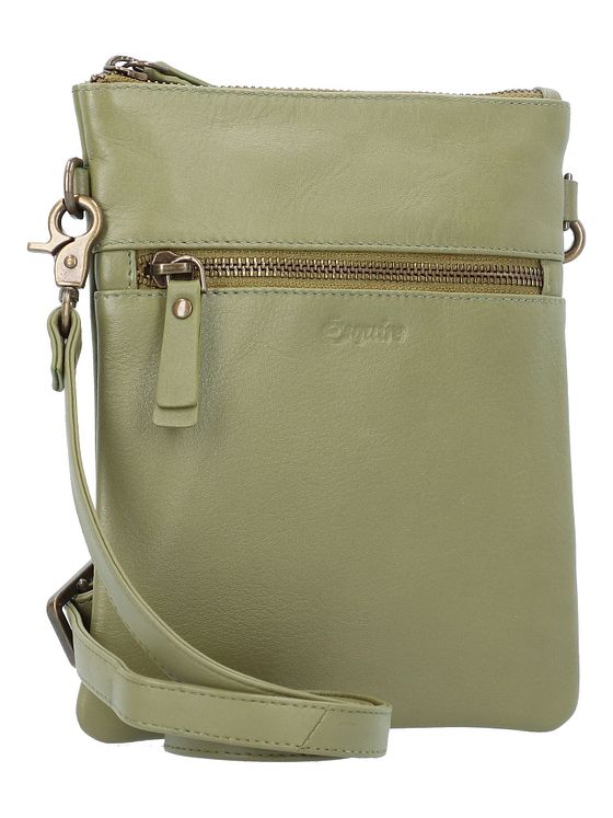 Esquire Peru-skuldertaske i læder 17 cm