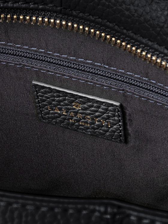 Lazarotti Bologna læder shopper crossbody taske læder 31 cm