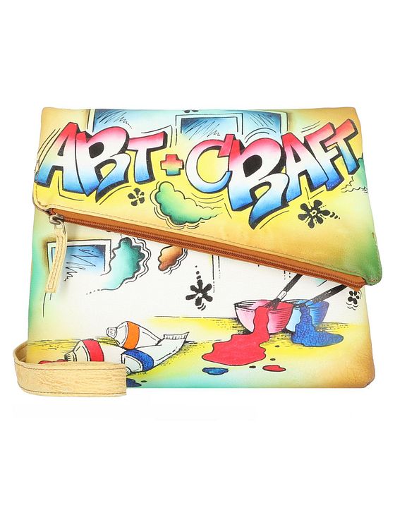 Greenland Nature Art+Craft skuldertaske i læder 30 cm