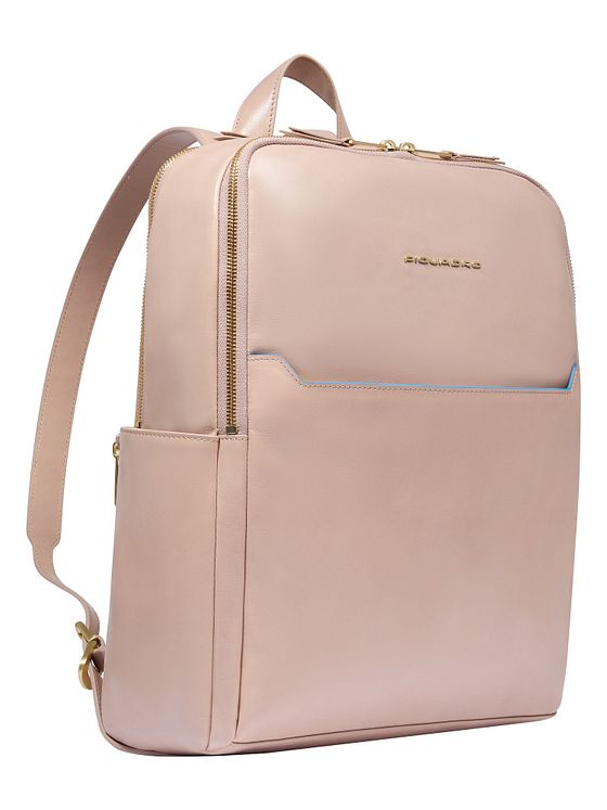 Piquadro Blue Square Daypack RFID-beskyttelse Læder 37 cm Laptoprum