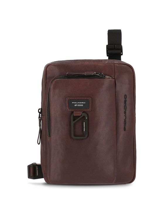 Piquadro Harper skuldertaske i læder 21 cm