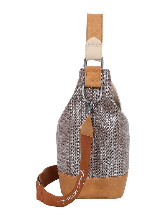 Fritzi aus Preußen Limited Painted Straw Skuldertaske 27 cm