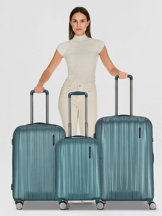 Polestream Moonrock 4 kolečka Sada kufrů 3-dílný s roztažitelným záhybem