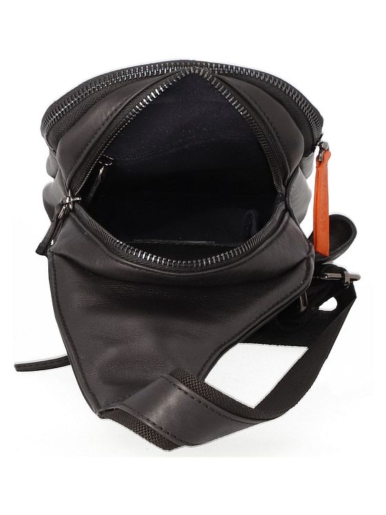 Davidoff Essentials-skuldertaske i læder 13,5 cm