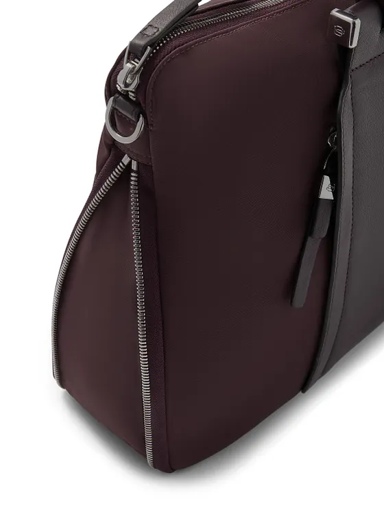 Piquadro Lyra Portfölj Läder 42 cm Laptopfack med expansionsveck
