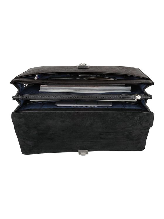 Leonhard Heyden Bergamo dokumentmappe læder 40 cm rum til bærbar computer