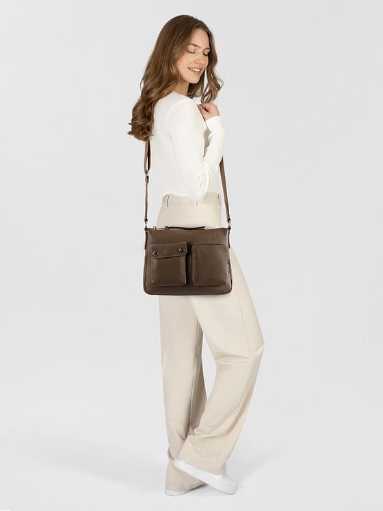 Fossil Maysen Skuldertaske Læder 28 cm