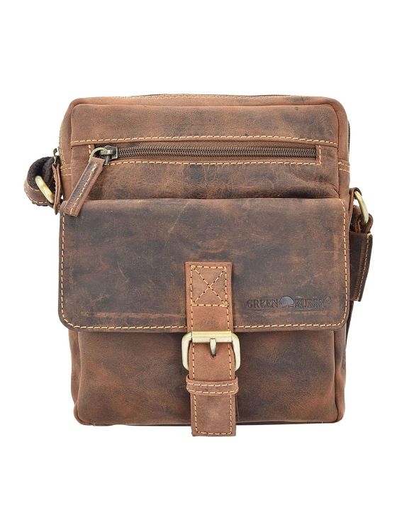 Greenburry Vintage skuldertaske i læder 20 cm Greenburry Vintage skuldertaske i læder 20 cm