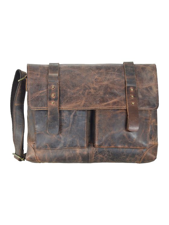 Greenland Nature Klassisk budbringer i læder 41 cm