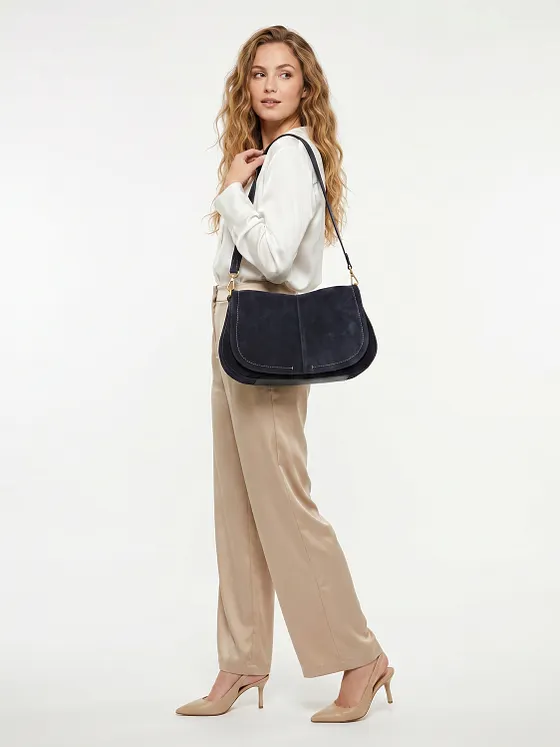 Gianni Chiarini Helena Round Bolsa de hombro Piel natural 38 cm Gianni Chiarini Helena Round Bolsa de hombro Piel natural 38 cm
