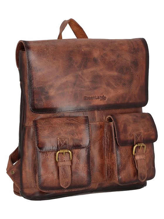 Greenland Nature Mascu & Line rygsæk læder 39 cm