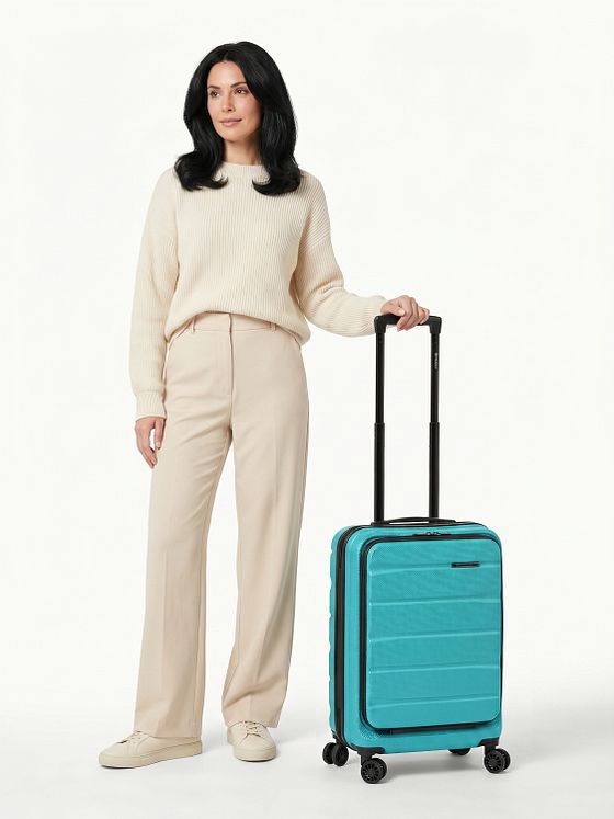 Franky Munich 4.0 4 ruedas Trolley de cabina 55 cm Compartimento para laptop Con fuelle expandible