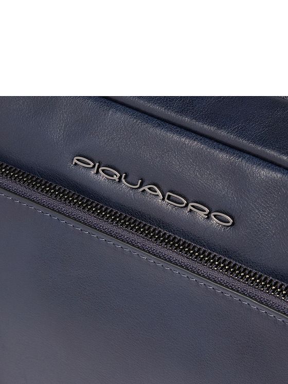 Piquadro Philip Skuldertaske Læder 27 cm