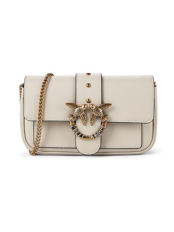 PINKO Love Pocket Bolsa de hombro Piel natural 20 cm PINKO Love Pocket Bolsa de hombro Piel natural 20 cm
