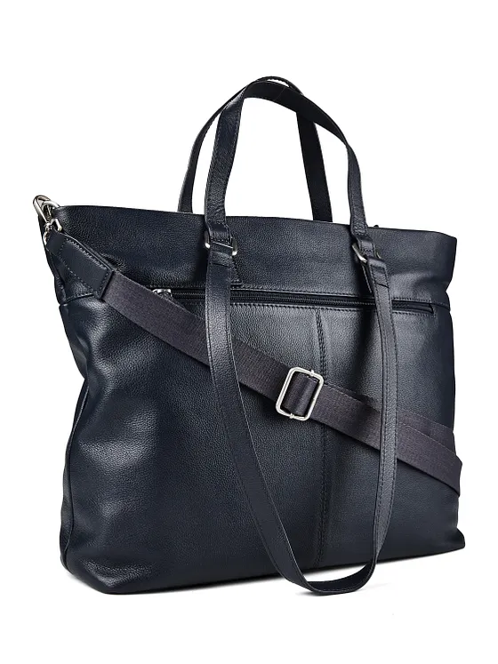 Jost Lysa Business-shopper -nahkalaukku, 36 cm, kannettavan tietokoneen lokero Jost Lysa Business-shopper -nahkalaukku, 36 cm, kannettavan tietokoneen lokero
