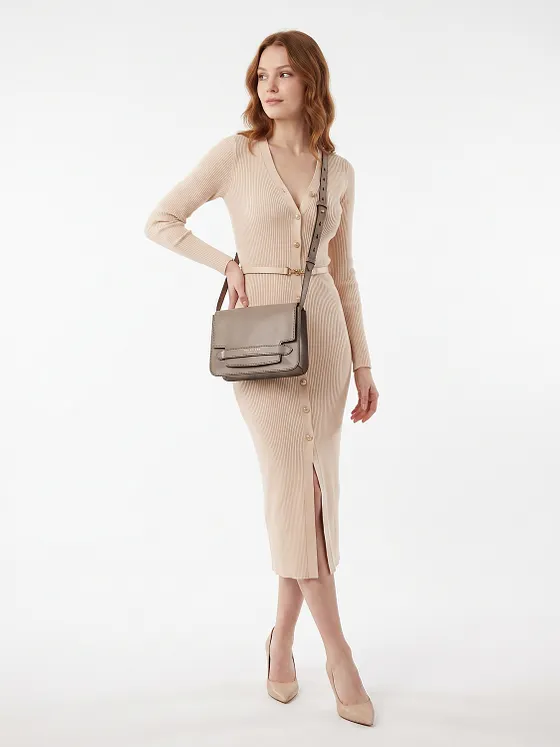 The Bridge Lucrezia Crossbody-väska Läder 22 cm The Bridge Lucrezia Crossbody-väska Läder 22 cm