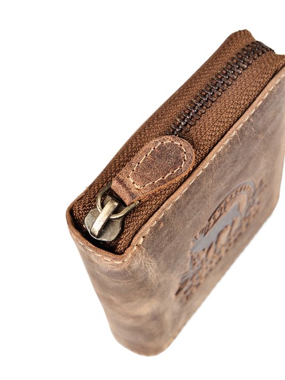 Greenburry Huntsman Pung RFID-beskyttelse Læder 10 cm