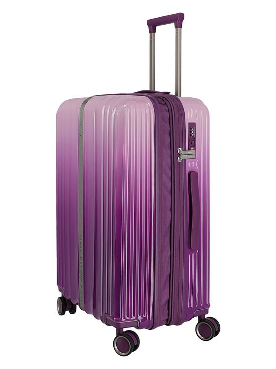 Travelite Lascana Edition 4 rullar Trolley M 65 cm med töjbar kant