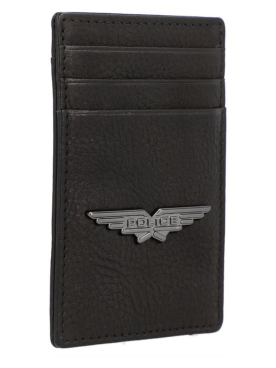 Police PT150-08536 Kreditkortholder i læder 7 cm med pengeclips Police PT150-08536 Kreditkortholder i læder 7 cm med pengeclips