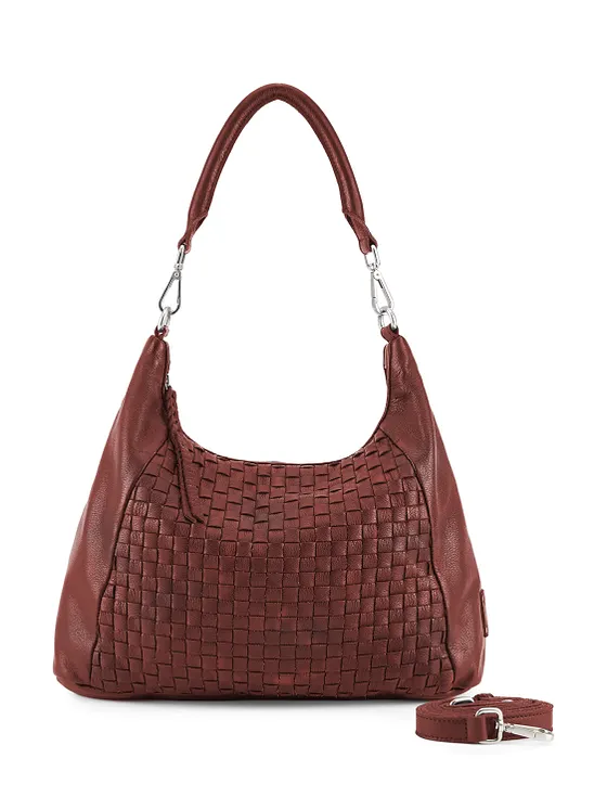 FredsBruder Calm Weave Bolsa de hombro Piel natural 38 cm FredsBruder Calm Weave Bolsa de hombro Piel natural 38 cm