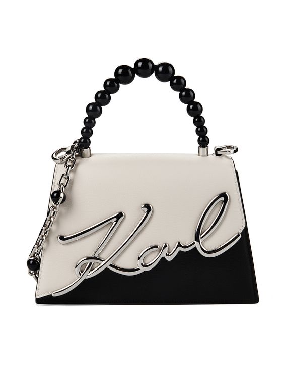 Karl Lagerfeld Signature 2.0 Håndtaske Læder 21.5 cm Karl Lagerfeld Signature 2.0 Håndtaske Læder 21.5 cm