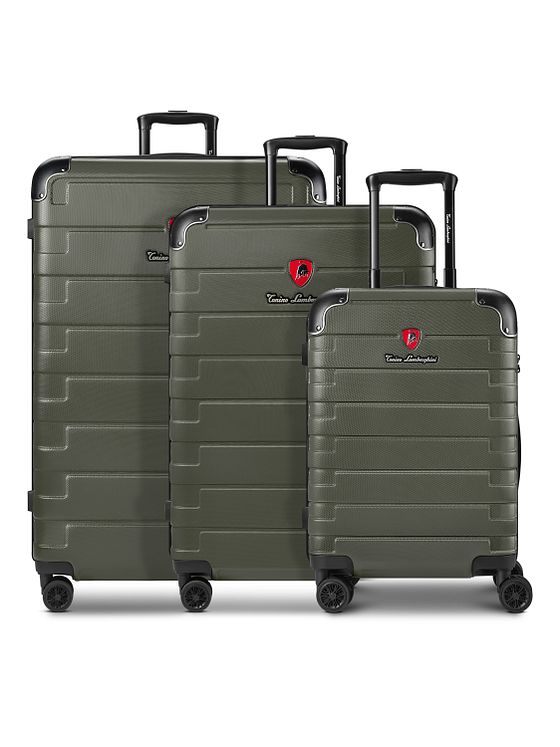 Tonino Lamborghini Tonino Lamborghini Milano Trolley 3-SET med stretchfold og XL-kuffert Tonino Lamborghini Tonino Lamborghini Milano Trolley 3-SET med stretchfold og XL-kuffert