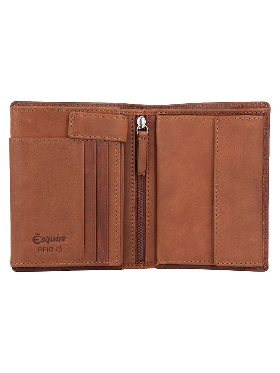Esquire Croco Pung RFID-beskyttelse Læder 10 cm