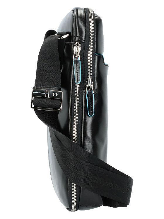 Piquadro Bogstav-skuldertaske i læder 26 cm