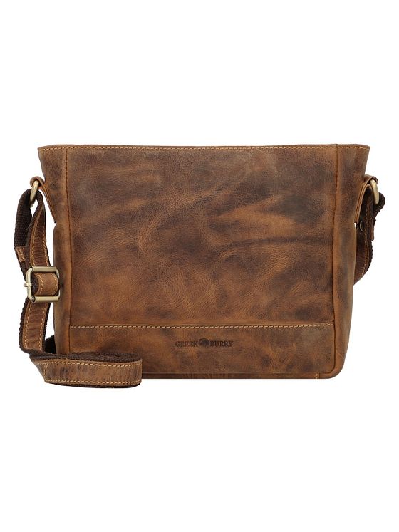 Greenburry Vintage Skuldertaske Læder 29 cm